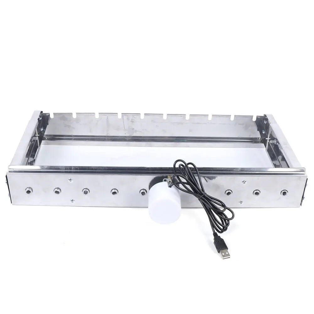 Stainless Steel BBQ Skewers Set with Automatic Rotating Rotisserie
