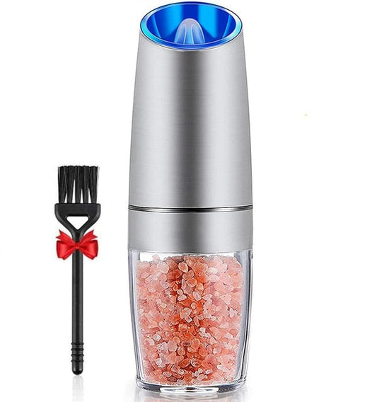 Adjustable Electric Spice Mill with LED Light - Automatic Grinder
