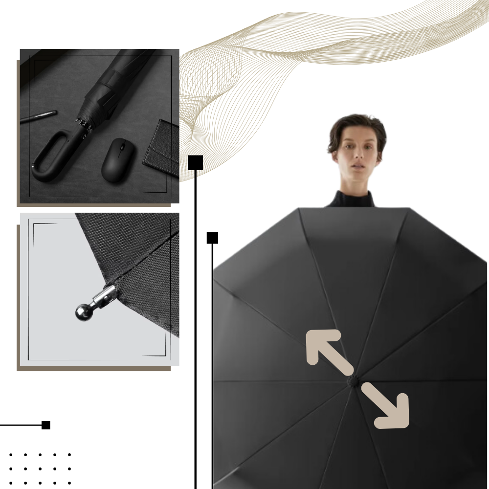 Automatic Wind-Resistant Umbrella