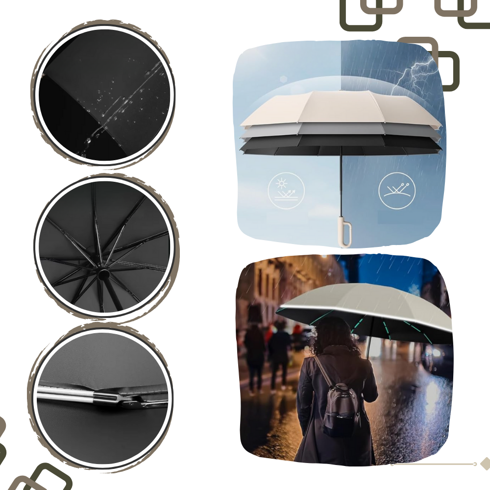 Automatic Wind-Resistant Umbrella