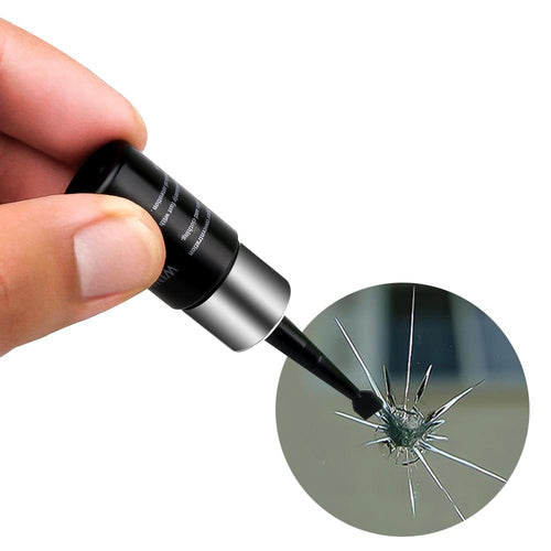 Windshield Chip and Scratch Repair Fluid for Automotive Glass