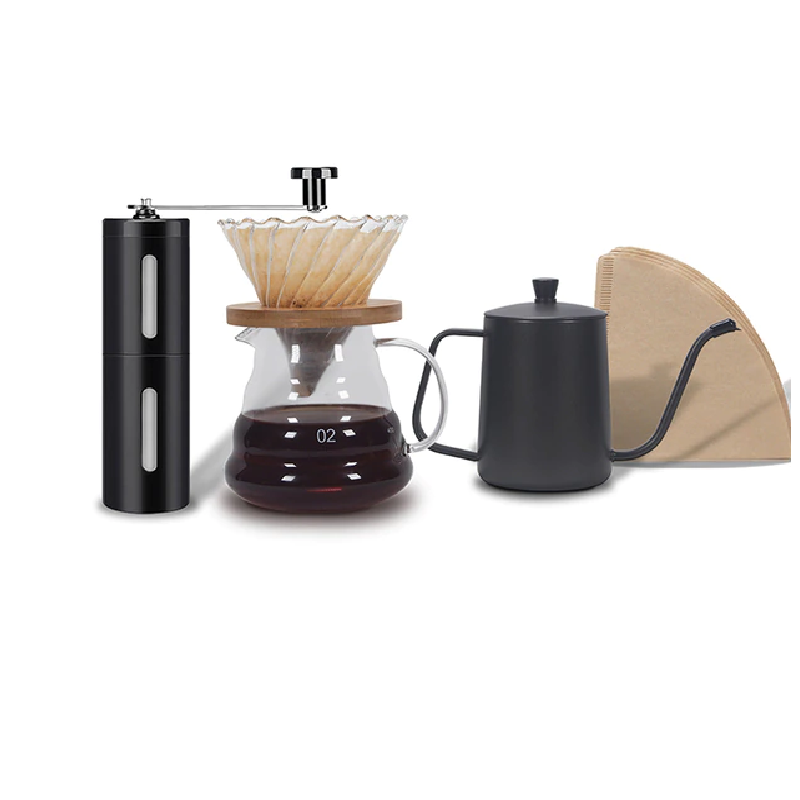 Coffee Brewing Set for Pour Over Preparation