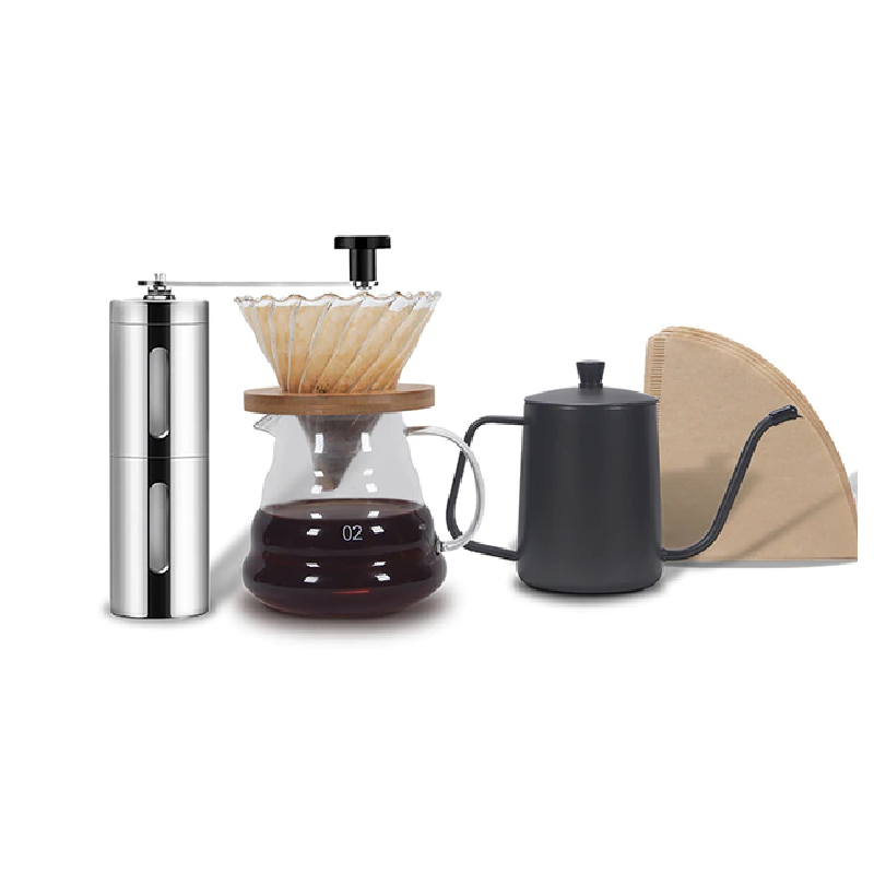 Coffee Brewing Set for Pour Over Preparation