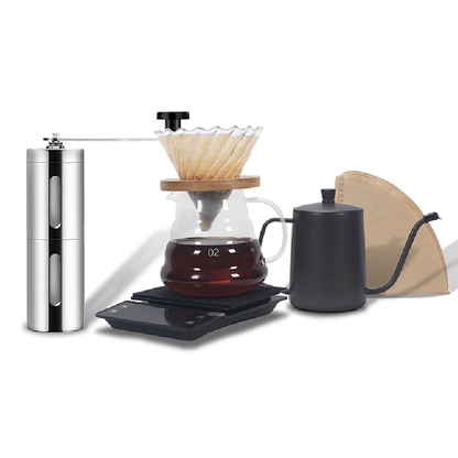 Coffee Brewing Set for Pour Over Preparation