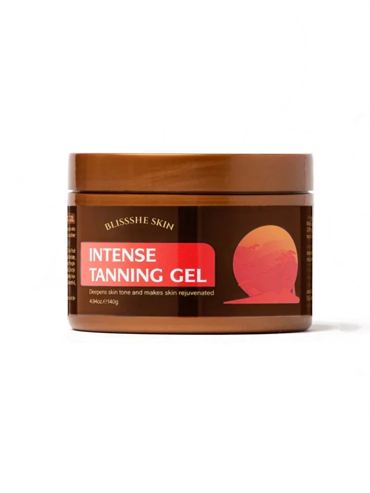 Radiant Glow Tanning Gel with Shimmer | Instant Color Boost + Nourishing Oils | Vegan, Sulfate/Paraben-Free | Suitable for All Skin Tones
