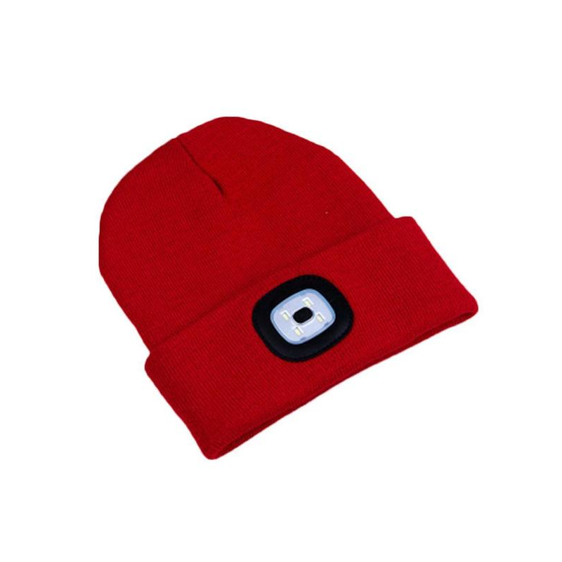 Unisex LED Beanie with USB Rechargeable Feature
