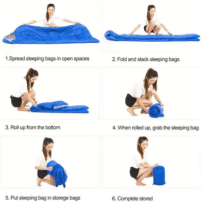 Compact Trekking Sleeping Bag for -5°C to 20°C Temperature Range