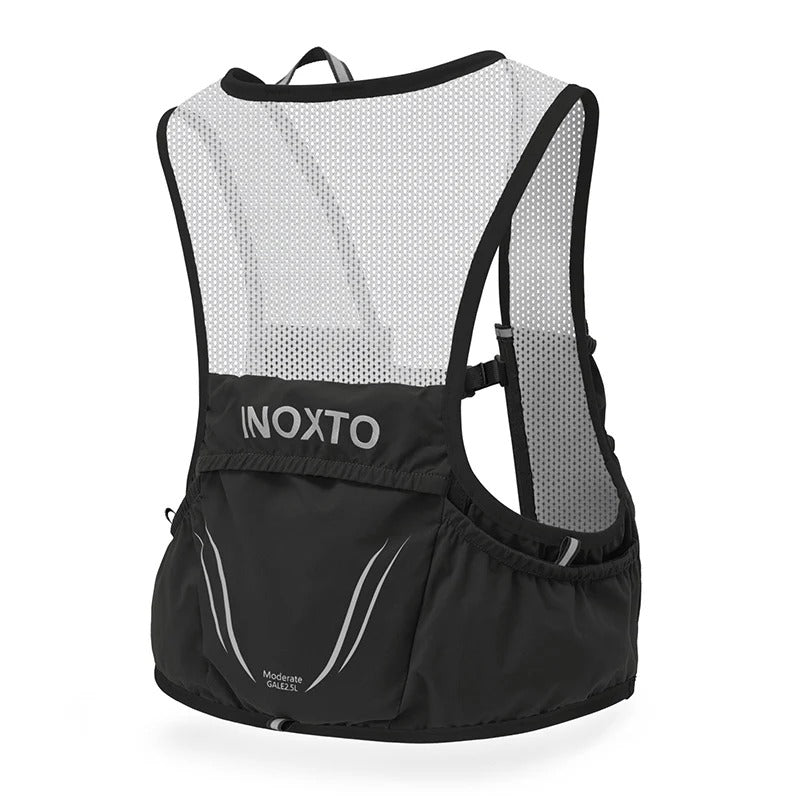 Lightweight Running Vest with 2 Soft Bottles for Trail Running