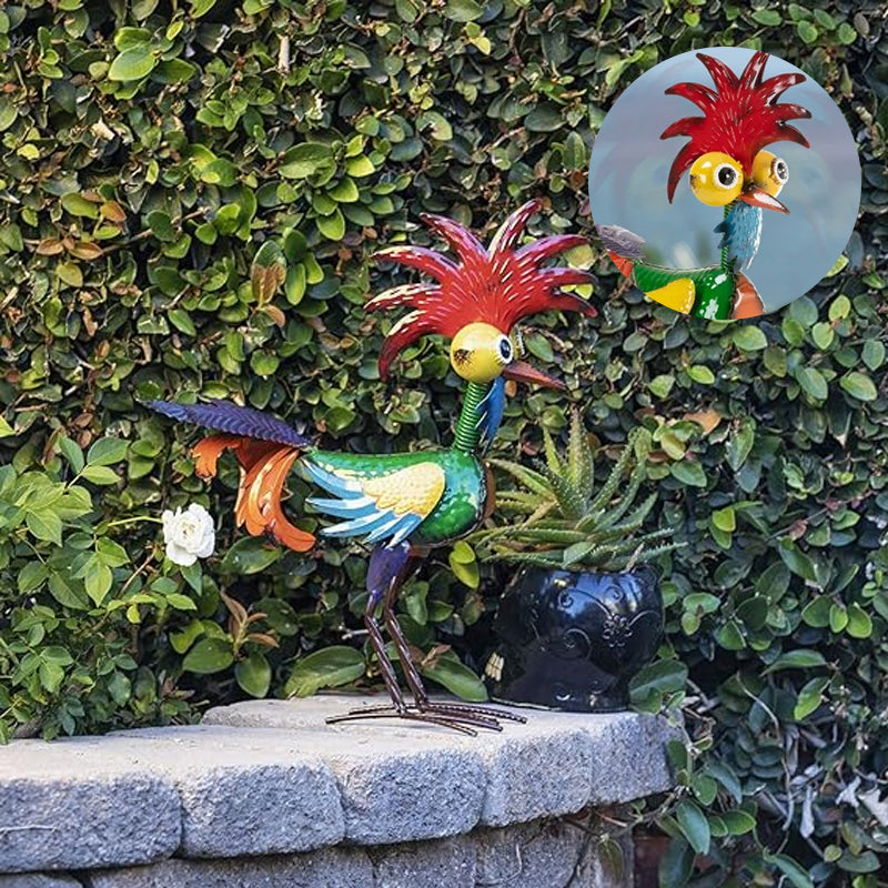 Transform Your Garden with Stunning Handmade Steel Rooster