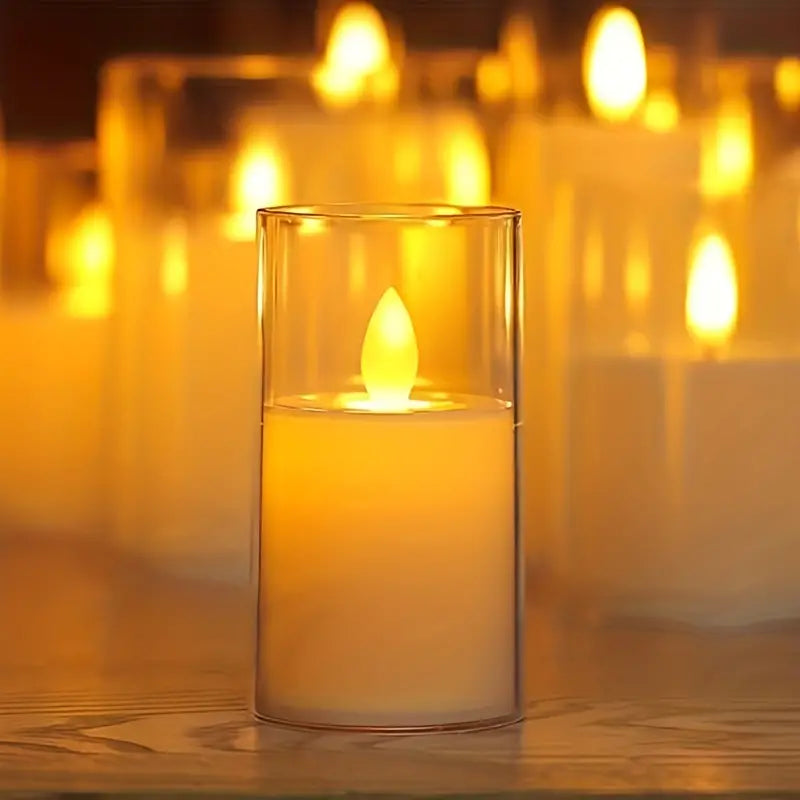 LED Candle Set for Creating a Safe and Cozy Atmosphere