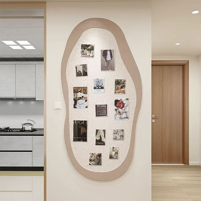 Geometric Felt Board for Wall Mounting – Ideal for Notes and Photos
