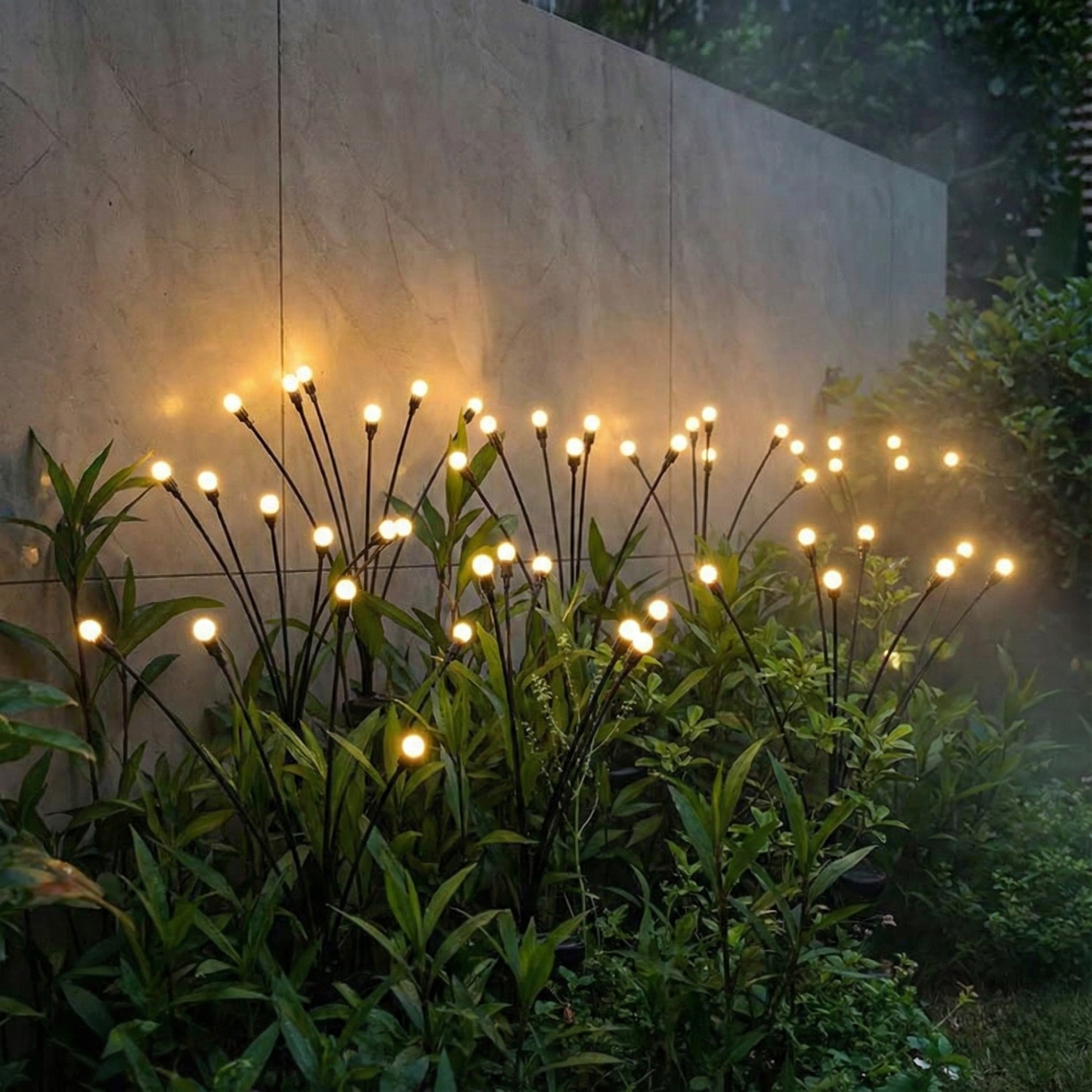 Luminous Solar Garden Lights with Starburst Glow | Eco-Friendly Outdoor Lighting