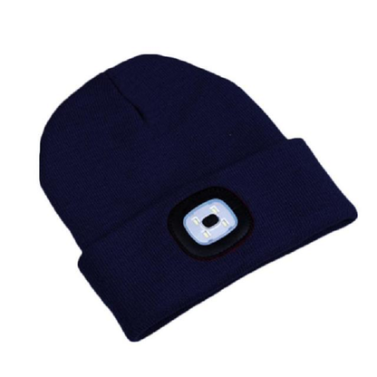 Unisex LED Beanie with USB Rechargeable Feature