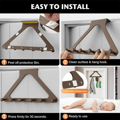 Over-the-Door Storage Rack | No-Drill Organizer for Every Room