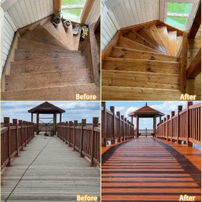 Wood Protection Agent with Beeswax