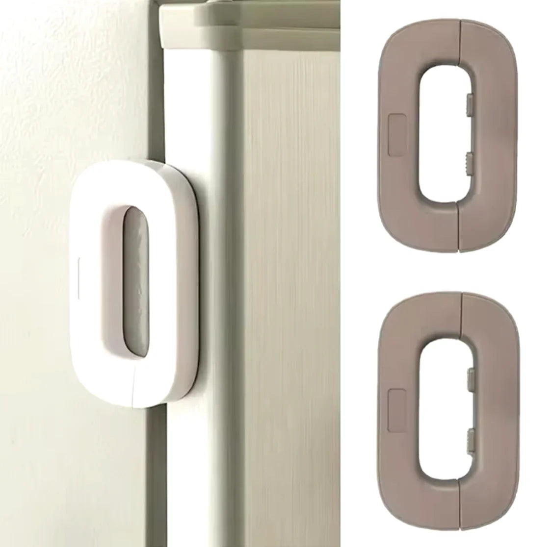 Child Safety Lock for Refrigerators and Cabinets | Dual Button Mechanism