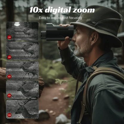 USB Rechargeable Night Vision Goggles for Outdoor Exploration
