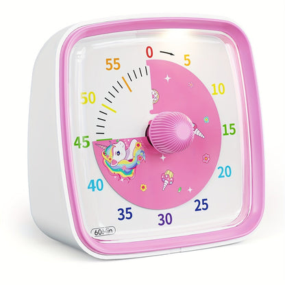 Visual Countdown Timer for 60 Minutes – Rainbow Time Management for Work, Study, and Home