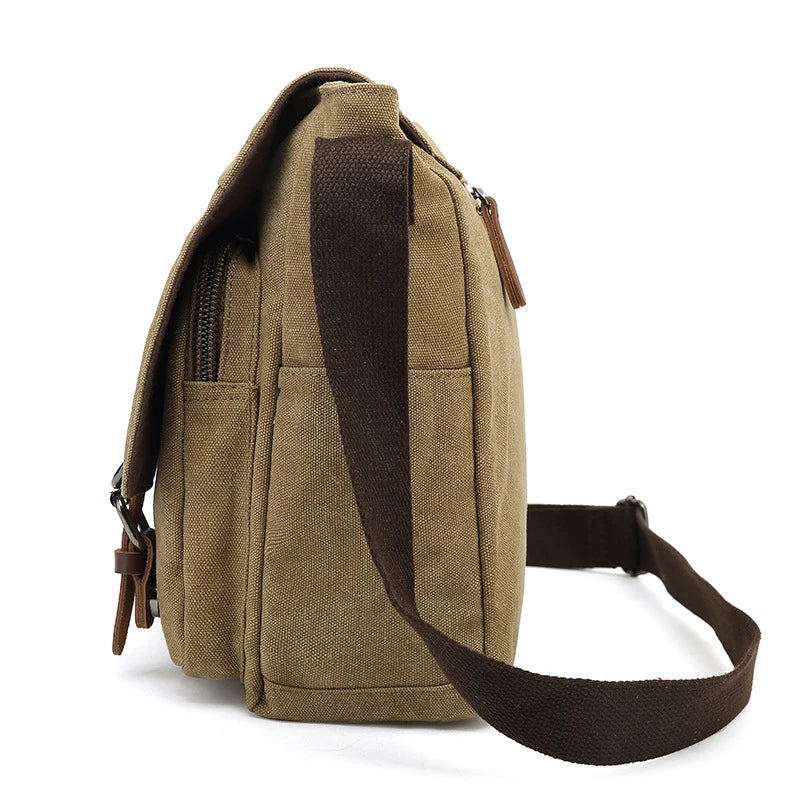 Stylish Canvas Shoulder Bag for On-the-Go Organization