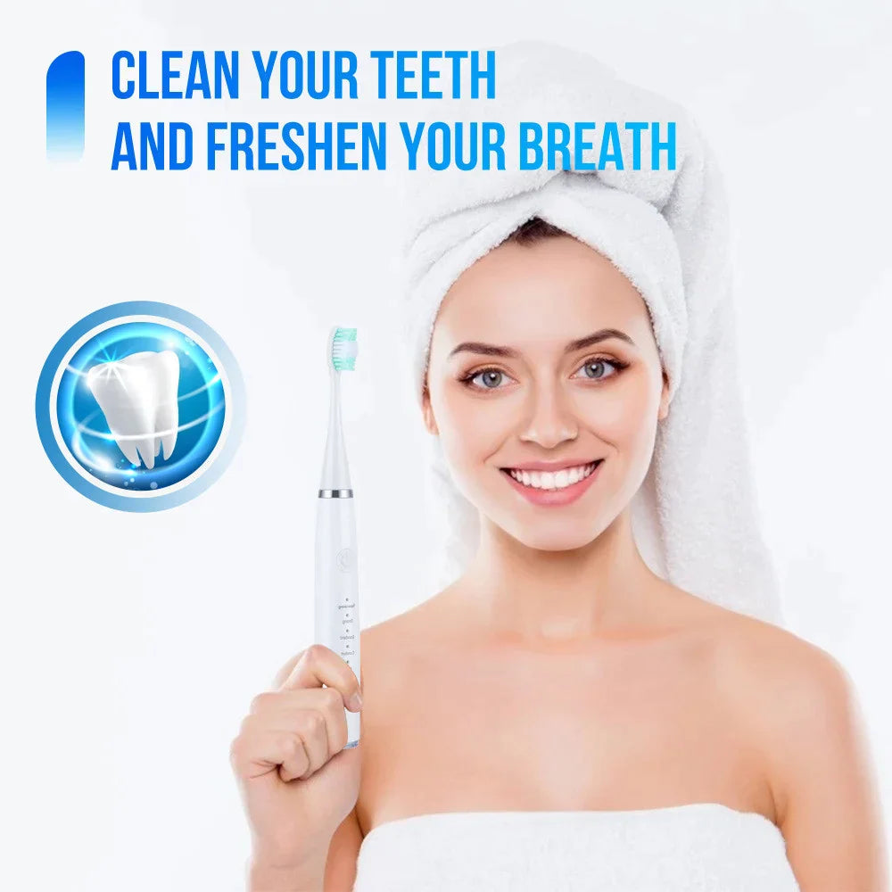 SonicSmile Pro: Ultrasonic Tooth Cleaner with 5 Settings