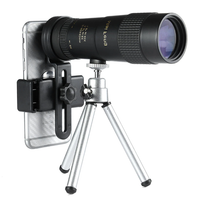 With tripod