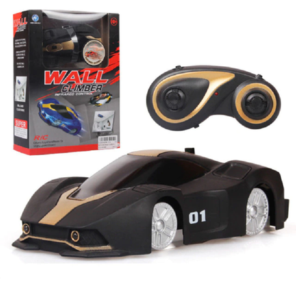 Remote-Controlled Racing Car Toy for Wall Climbing and Ceilings