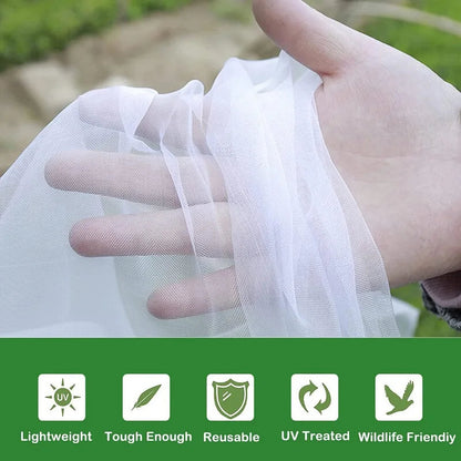 Plant Protection Netting – HDPE Insect and Bird Barrier, Light-Transmissive, Ideal for Vegetables & Fruits