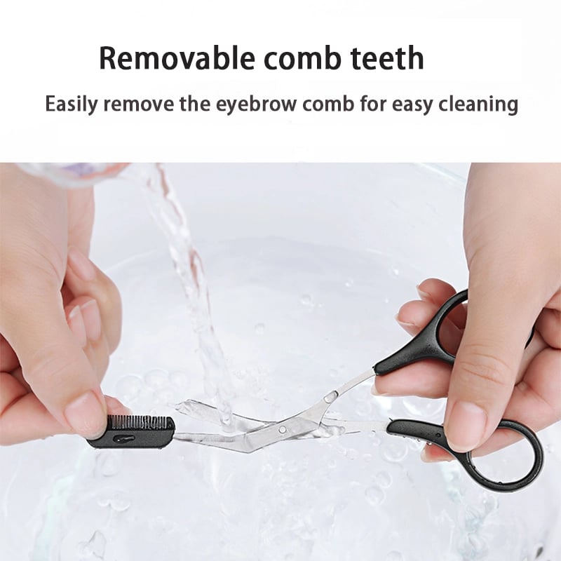 Precision Brow Trimmer with Comb Attachment for Flawless Brows