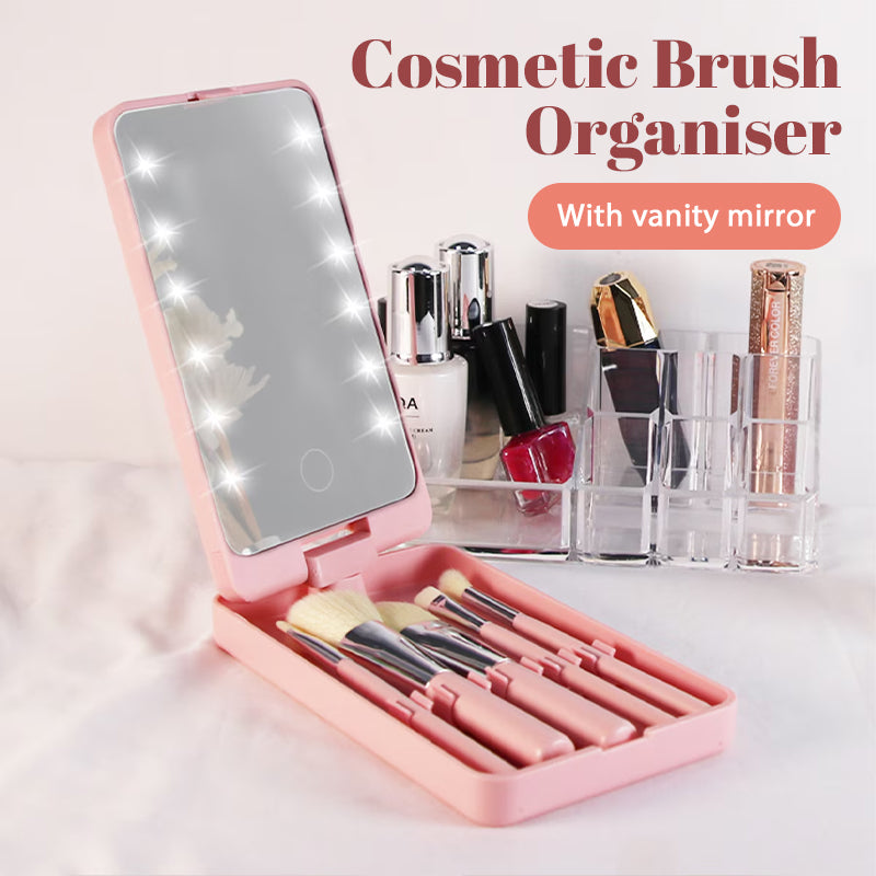 Flawless Makeup Application with Clean Brushes and Ideal Lighting