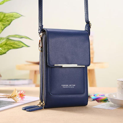 Smart Access Crossbody Bag with Touchscreen Window