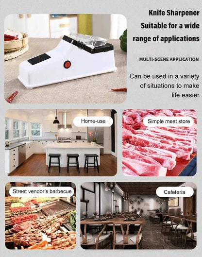 Dual-Sided Electric Knife Sharpener for Effortless Precision