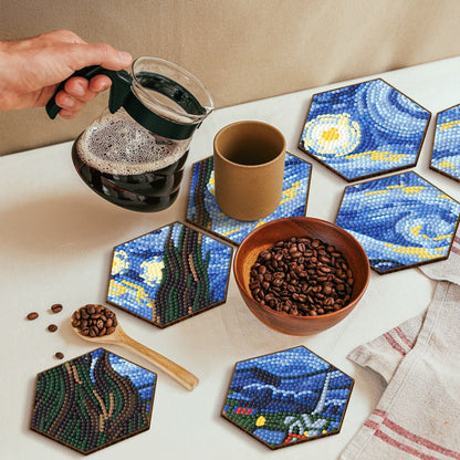 Creative Coasters to Beautify Your Home - Honeycomb Design