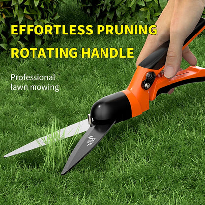 Ergonomic Garden Shears with Rotating Handle | Precision Cuts