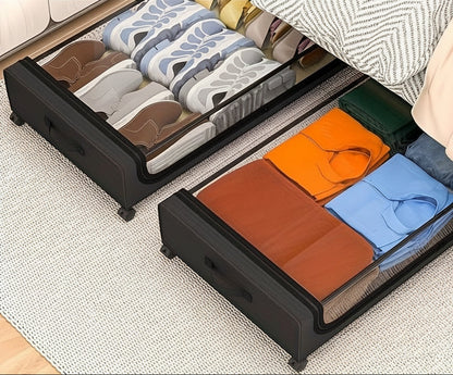 Under-Bed Rolling Storage Bins for Clutter-Free Living