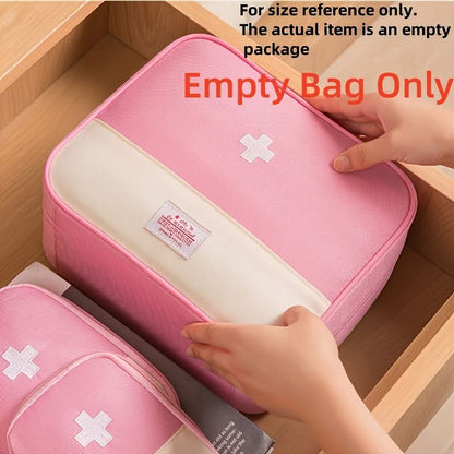XL First Aid Organizer Bag for Home or Travel - Structured Medical Storage
