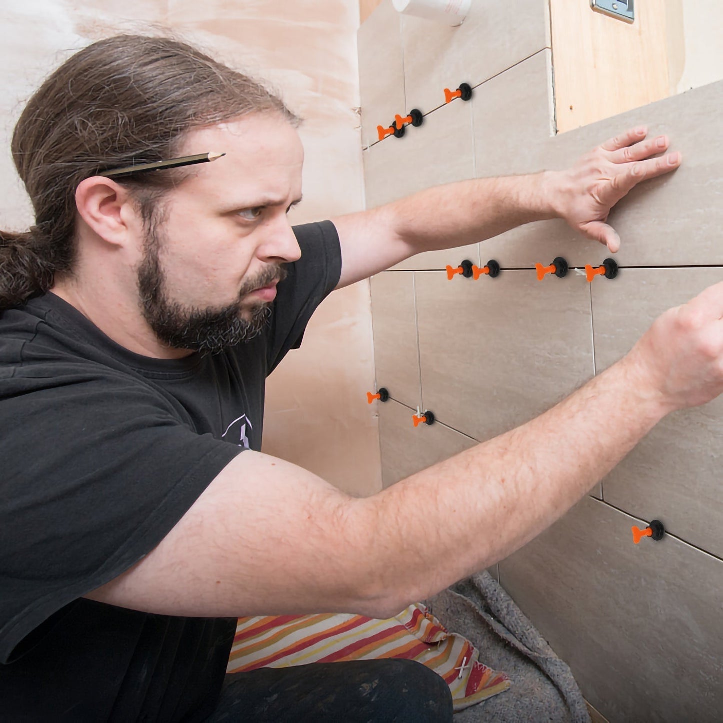 Ultimate Tile Leveling Kit with 110 Pieces and 4 Wrenches