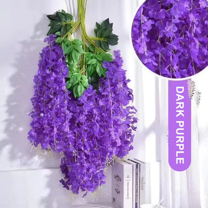 Vibrant, Lush Wisteria Plant that Requires No Watering