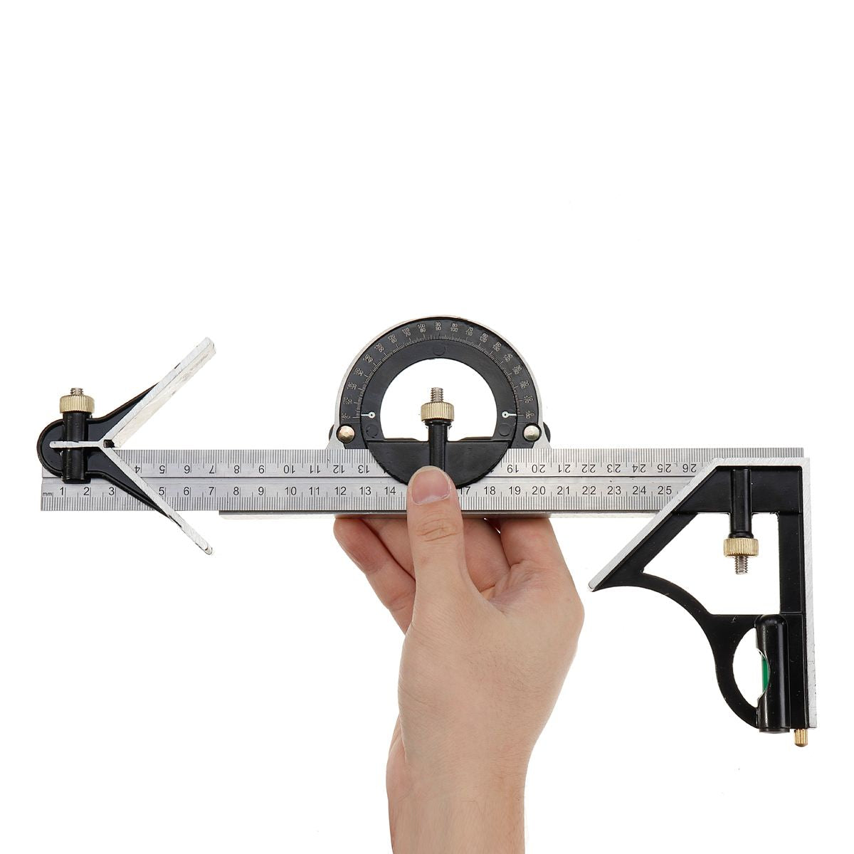 Adjustable Ruler - Versatile Set with Movable Angle Measuring Tool