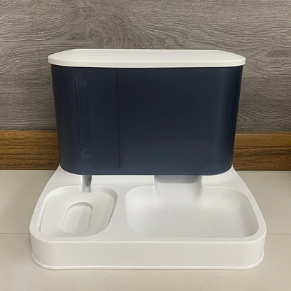 Dual Automatic Pet Feeder and Water Dispenser System