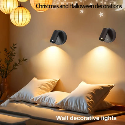 Adjustable Wall Lamp with Rotating Projection Feature