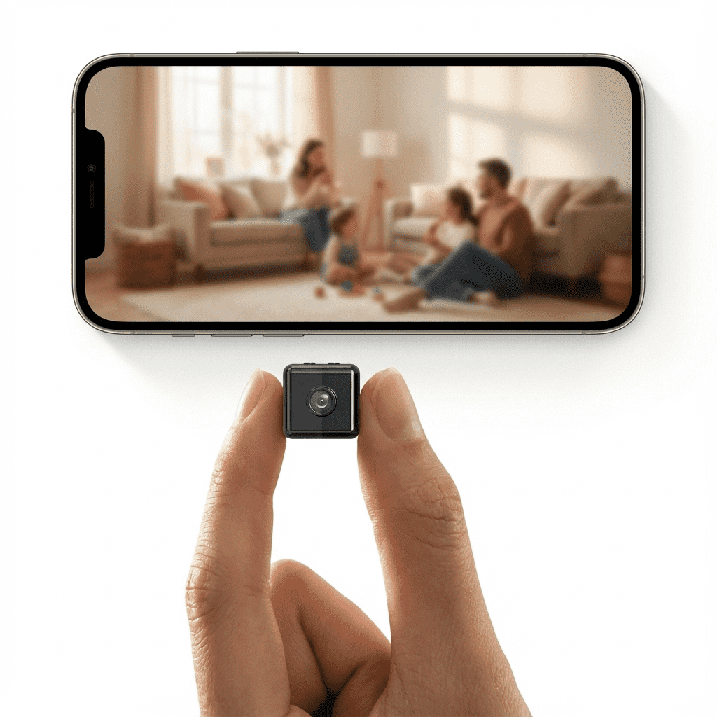Compact WiFi Indoor Camera with 1080P Resolution