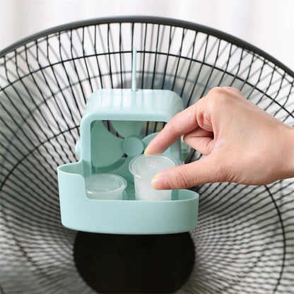 Cooling Fan Attachment with 4 Ice Containers for Enhanced Airflow