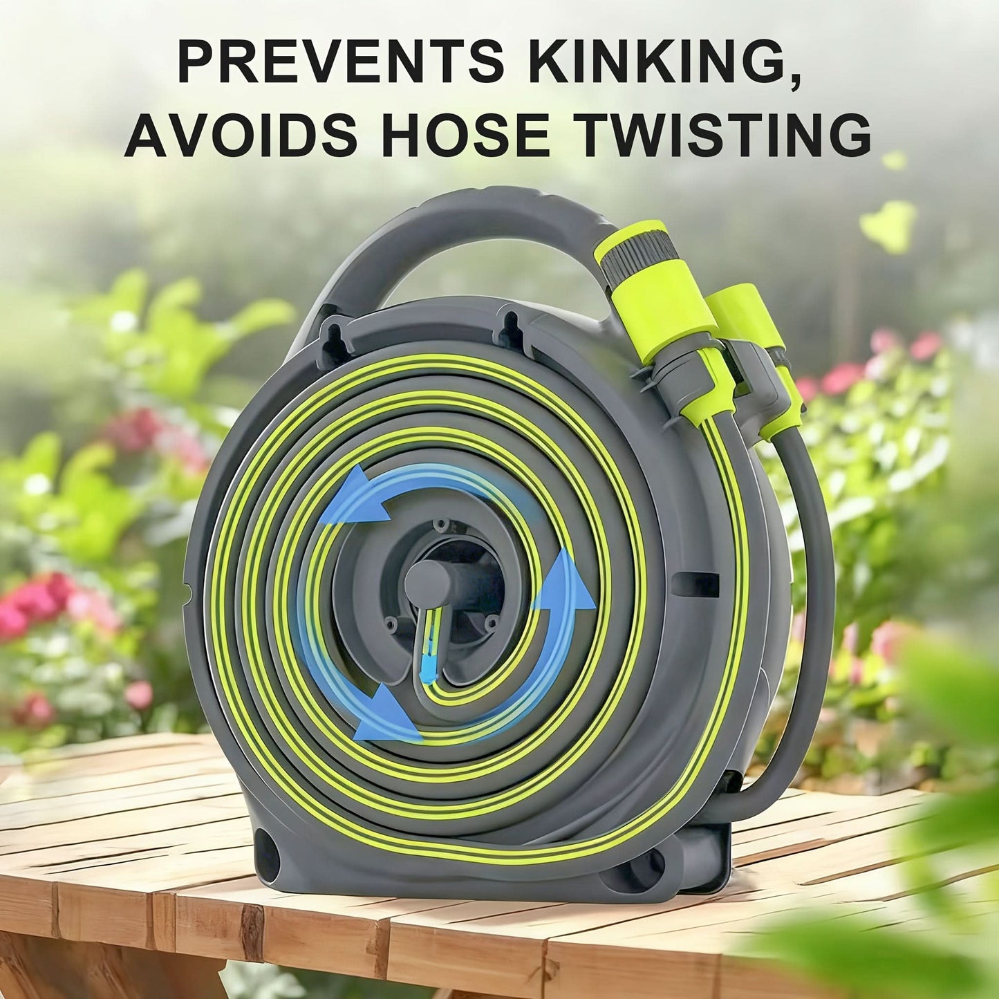 Portable Hose for Outdoor Cleaning and Gardening Use