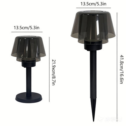 Table Light with Flame Design for Pathway Illumination