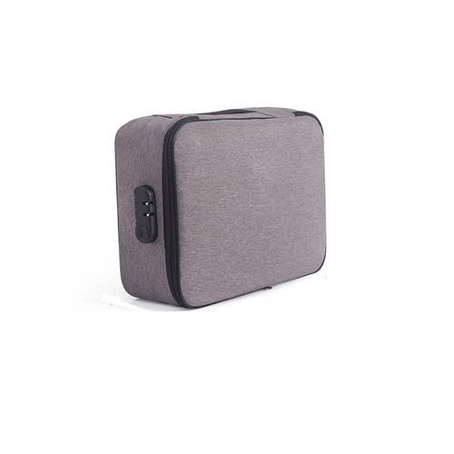 Travel Briefcase for Document Storage with Lock and Multi-Layer Design