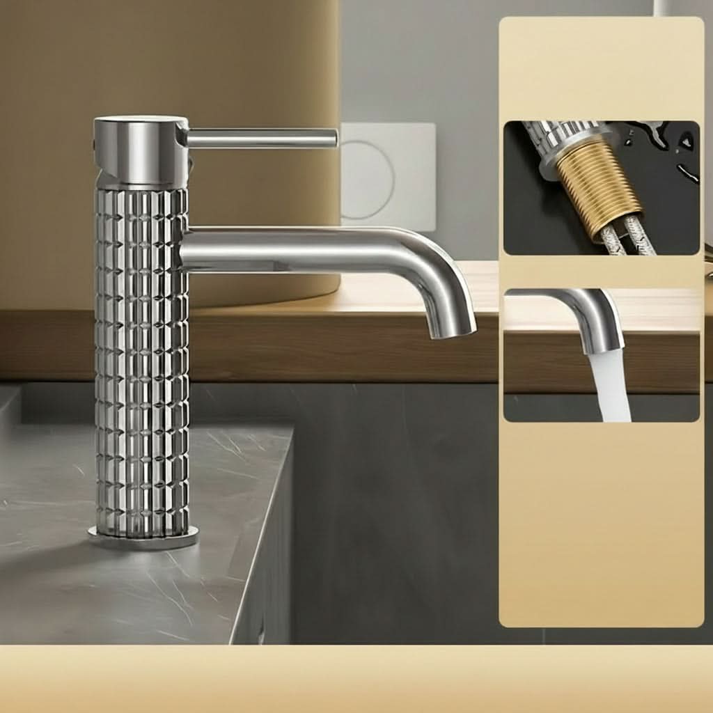 Brass Faucet for Hot and Cold Water – Basin Installation