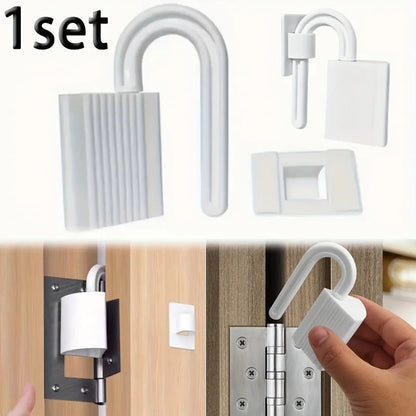 Child and Pet Safety Door Stopper – White Wedge for Bedroom & Bathroom