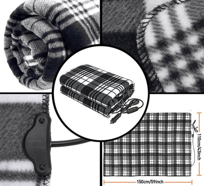 Electric Heated Blanket for Instant Warmth Anytime, Anywhere