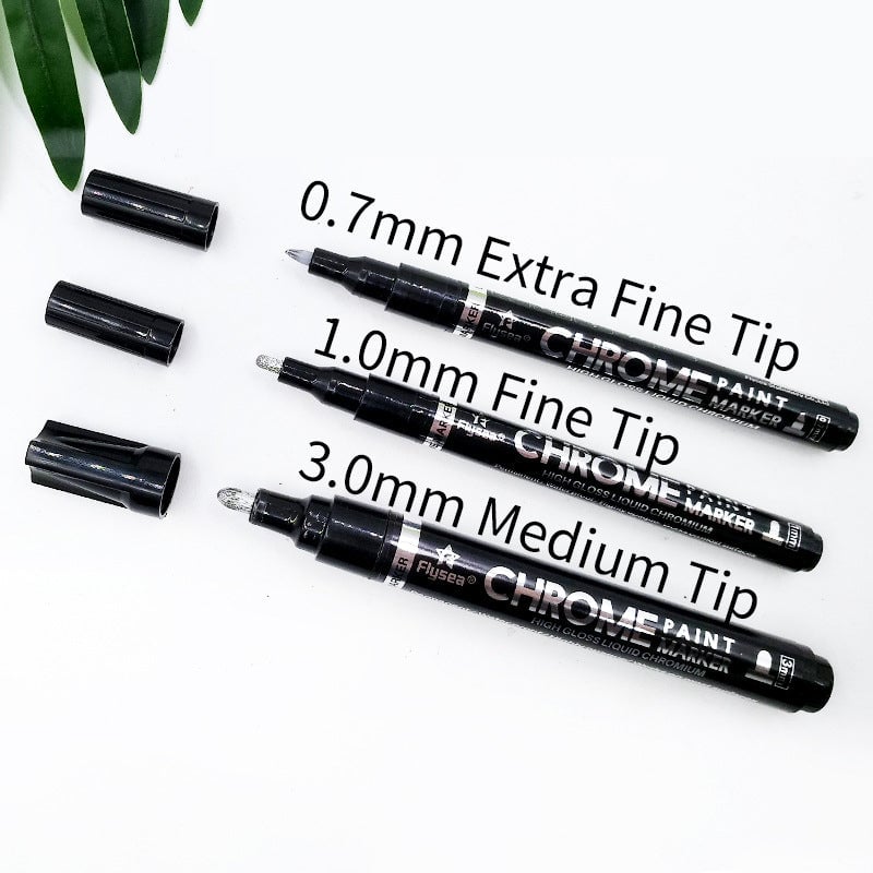 Lustrous Chrome Art Marker | Perfect for Crafting & Detailing