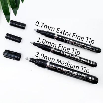 Lustrous Chrome Art Marker | Perfect for Crafting & Detailing